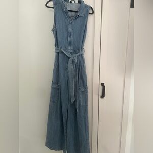 Universal Thread Blue Denim Jumpsuit